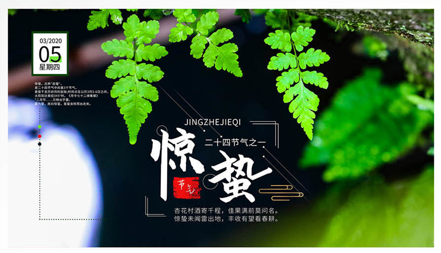 今日驚蟄｜春雷驚蟄，萬物復蘇！