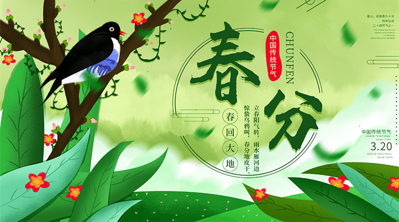春分迎花開，錦繡前程來！
