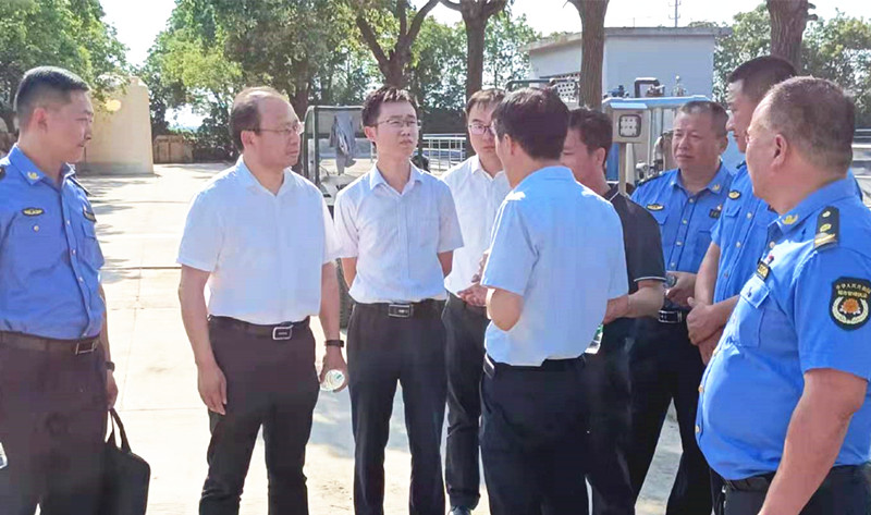 泰州市環保局、城管局，興化市城管局領導一行蒞臨盛邦環境興化垃圾填埋場滲濾液處理項目視察工作
